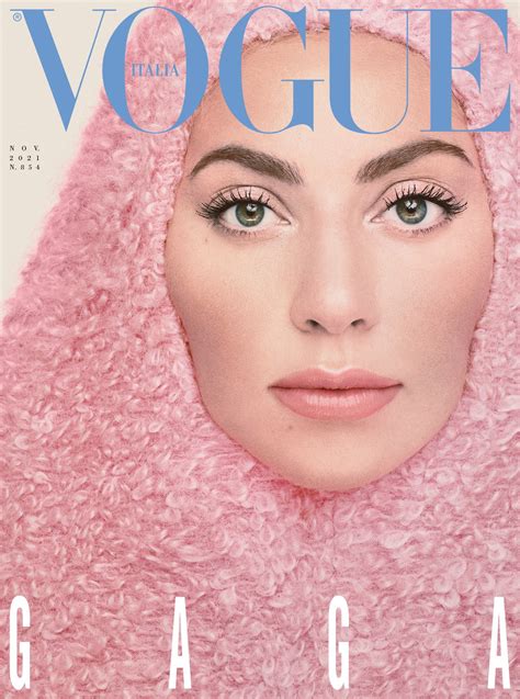 Lady Gaga poses nude for British Vogue, Vogue Italia